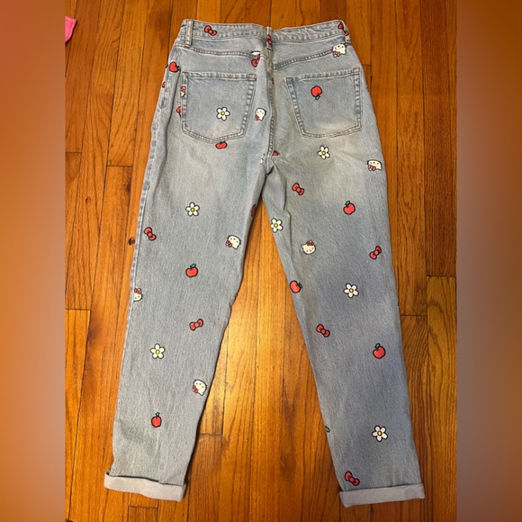 Hello Kitty Outfit Sweater small Jean size 7 junior - Picture 5 of 8